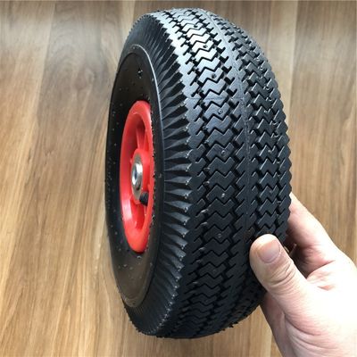 350-4 10 اینچ چرخ های پلاستیکی جامد