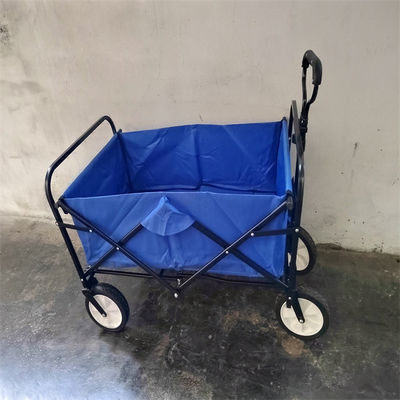 واگن تاشو ساحلی تاشو فلزی 600D فابریک تاشو واگن برای خواربارفروشی