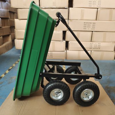 کامیون کمپرسی باغی تک دسته 10 اینچ 350-4 چرخ پنوماتیک چرخ بادی 75 لیتری گاردن گاردن