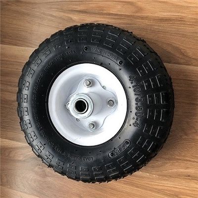 350 4 گونی رینگ سفید چرخ بارو چرخ 10 اینچی لاستیکی چرخ برای چرخ دستی
