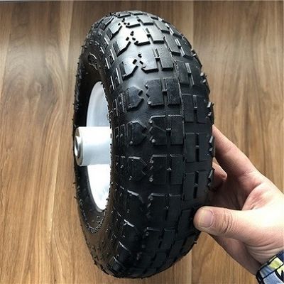 350 4 گونی رینگ سفید چرخ بارو چرخ 10 اینچی لاستیکی چرخ برای چرخ دستی