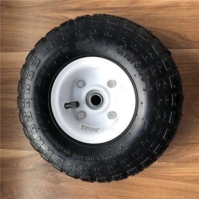 350 4 گونی رینگ سفید چرخ بارو چرخ 10 اینچی لاستیکی چرخ برای چرخ دستی