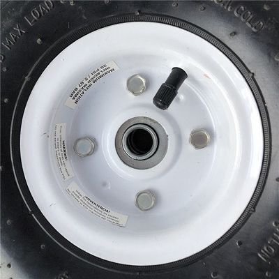 350 4 گونی رینگ سفید چرخ بارو چرخ 10 اینچی لاستیکی چرخ برای چرخ دستی