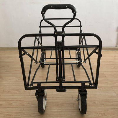 واگن تاشو قابل تاشو، واگن ساحل ظرفیت بزرگ، واگن تاشو برای ورزش، خرید، کمپینگ