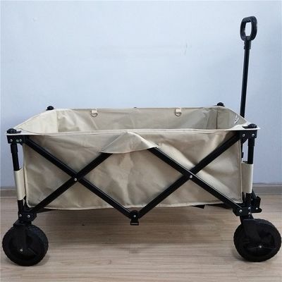 واگن ورزشی تاشو رنگارنگ در فضای باز با حجم کم واگن ساحلی تمام زمین