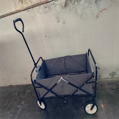 چرخ دستی کمپینگ تاشو PVC 600D سبد واگن ابزار تاشو OEM
