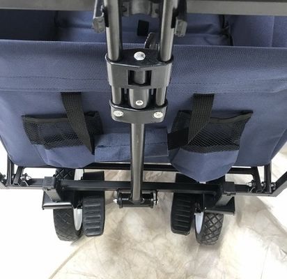 واگن تاشو تاشو در فضای باز با ترمز