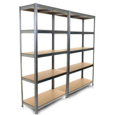 900*450*1800 قفسه ذخیره سازی بدون پیچ و مهره 5 طبقه گاراژ سیستم قفسه بندی بدون پیچ و مهره سنگین