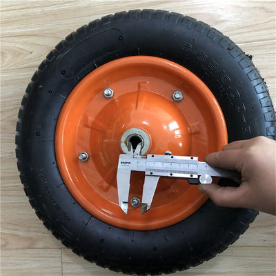 3.00-8 چرخ پنوماتیک چرخ چرخ دستی 360 میلی متری چرخ چرخ دستی لاستیکی پنوماتیک