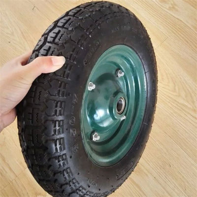 3.50-7 چرخ کالسکه بادی بادوام تعویض لاستیک چرخ های گاری پنوماتیک