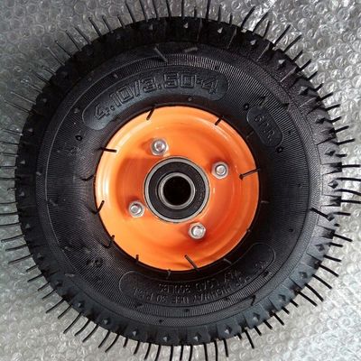 چرخ های کالسکه بادی 10 اینچی 350 4 6PR لاستیک چرخ های بادی برای باغ
