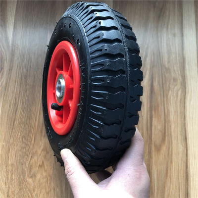250-4 رینگ پلاستیکی چرخ ترولی بادی 21 سانتی متری چرخ دستی چرخ دستی پنوماتیک