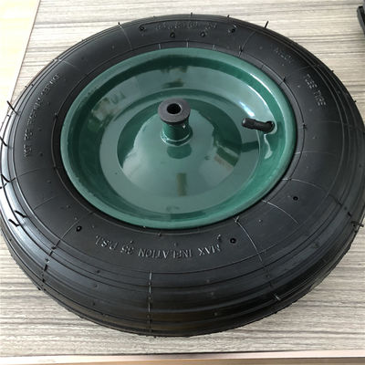 350-8 گاری رینگ فولادی سبز چرخ پنوماتیک چرخ لاستیکی پنوماتیک لاستیک چرخ دستی چرخ دستی