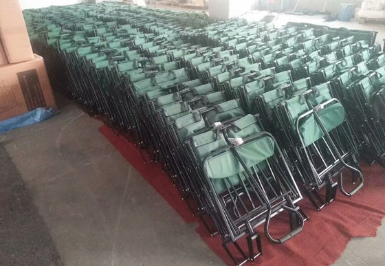 چرخ دستی واگن تاشو در فضای باز تاشو