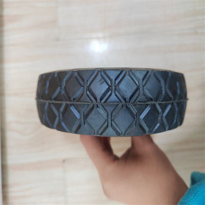 6*1.5' چرخ لاستیکی جامد چرخ کوچک قیمت ارزان برای سبد سبد غذا