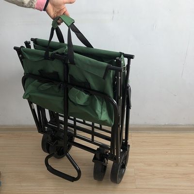 واگن تاشو 8 اینچی تاشو ساحلی 600D پارچه آکسفورد واگن سبک وزن