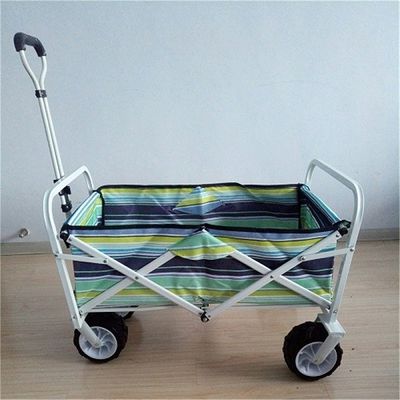 چرخ دستی 7 اینچی PU چرخ تاشو گاری چرخ دستی ساحلی 70 کیلوگرمی