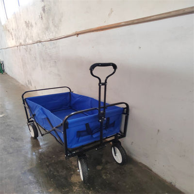 واگن تاشو ساحلی تاشو فلزی 600D فابریک تاشو واگن برای خواربارفروشی