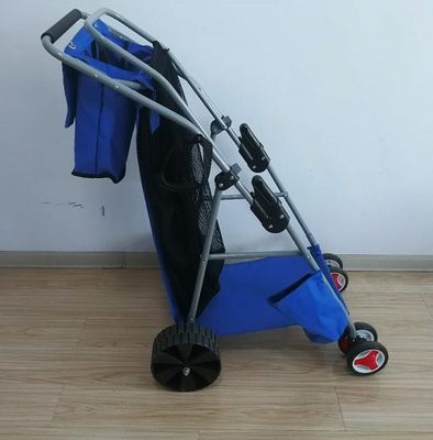 چرخ دستی ماهیگیری تاشو پارچه ای آکسفورد 600D با چرخ بزرگ