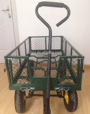 کار سنگین 75L گاردن میش کارتن با لایه های قابل برداشت میش برای تبدیل به تخت تخت، ابزار فلزی واگن