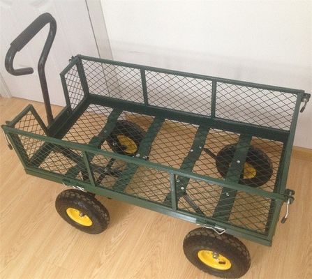کار سنگین 75L گاردن میش کارتن با لایه های قابل برداشت میش برای تبدیل به تخت تخت، ابزار فلزی واگن