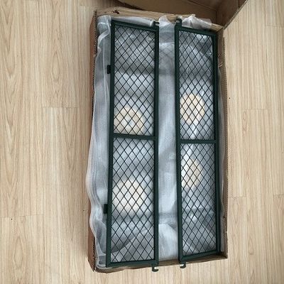 50L استفاده از شبکه فولاد باغ کارتن تاشو استفاده از واگن با طرف های قابل برداشت و 4.10/3.50-4 اینچ چرخ