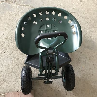 صندلی چرخدار صندلی کار قابل تنظیم باغبانی برای چرخ دستی باغبانی با صندلی چرخان