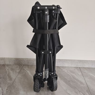 چرخ دستی تاشو چهار طرفه تاشو دسته قابل تنظیم T شکل بدنه و پارچه OEM
