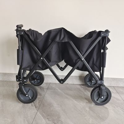 چرخ دستی تاشو چهار طرفه تاشو دسته قابل تنظیم T شکل بدنه و پارچه OEM