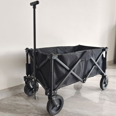 چرخ دستی تاشو چهار طرفه تاشو دسته قابل تنظیم T شکل بدنه و پارچه OEM
