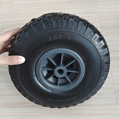 چرخ لاستیک پنوماتیک 10 اینچی 3.00-4 برای چرخ دستی کامیون دستی