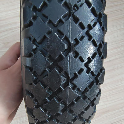چرخ لاستیک پنوماتیک 10 اینچی 3.00-4 برای چرخ دستی کامیون دستی
