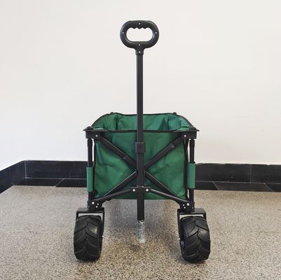واگن کمپینگ با قاب فلزی واگن ساحلی تاشو پارچه ای آکسفورد دو طبقه