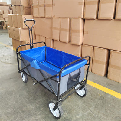 گاری واگن کودکان تاشو ساحلی باغ فولادی تاشو برای کمپینگ