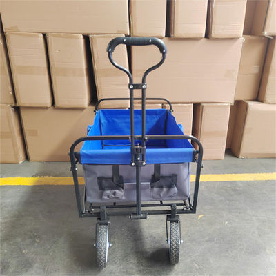گاری واگن کودکان تاشو ساحلی باغ فولادی تاشو برای کمپینگ