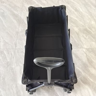 Wonderfold ساحل بسته بندی شده در فضای باز کارتن کمپینگ تنظیم پذیر دستگیره چرخ های گسترده