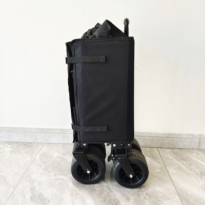 Wonderfold ساحل بسته بندی شده در فضای باز کارتن کمپینگ تنظیم پذیر دستگیره چرخ های گسترده