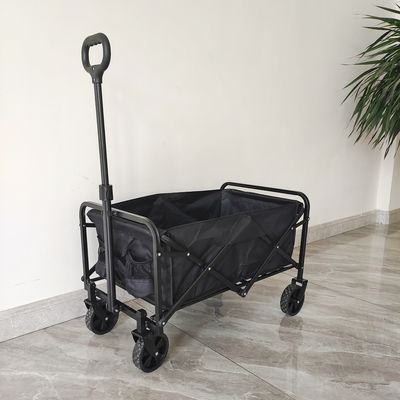 فولاد فریم بیرونی مینی کمپینگ واگن تاشو قابل تنظیم با دسته تنظیم