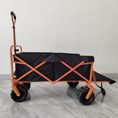 باز کردن عقب سبد خرید تاشو سبد کمپینگ تاشو چرخ PU