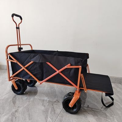 باز کردن عقب سبد خرید تاشو سبد کمپینگ تاشو چرخ PU