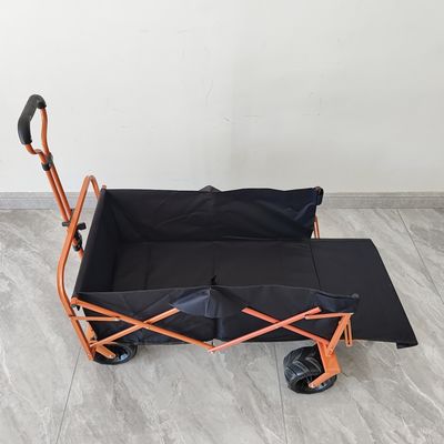 باز کردن عقب سبد خرید تاشو سبد کمپینگ تاشو چرخ PU