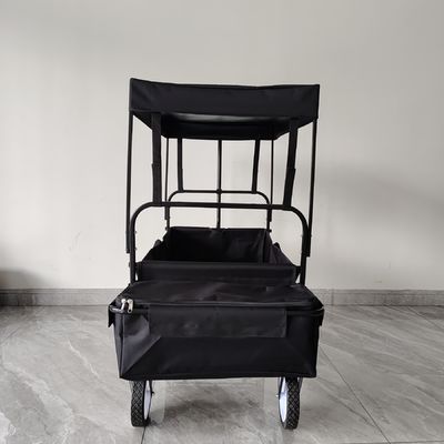 واگن تاشو قابل تاشو با پوشه قابل برداشت واگن تاشو قابل استفاده با چرخ های چرخی 360 درجه